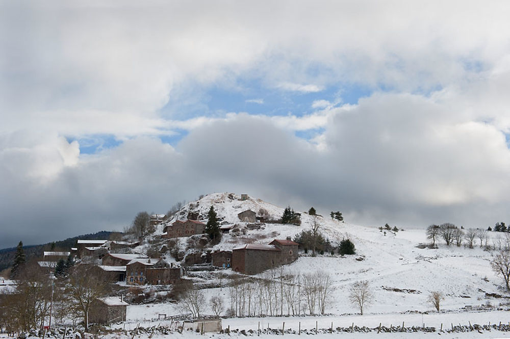 Montbonnet sous la neige