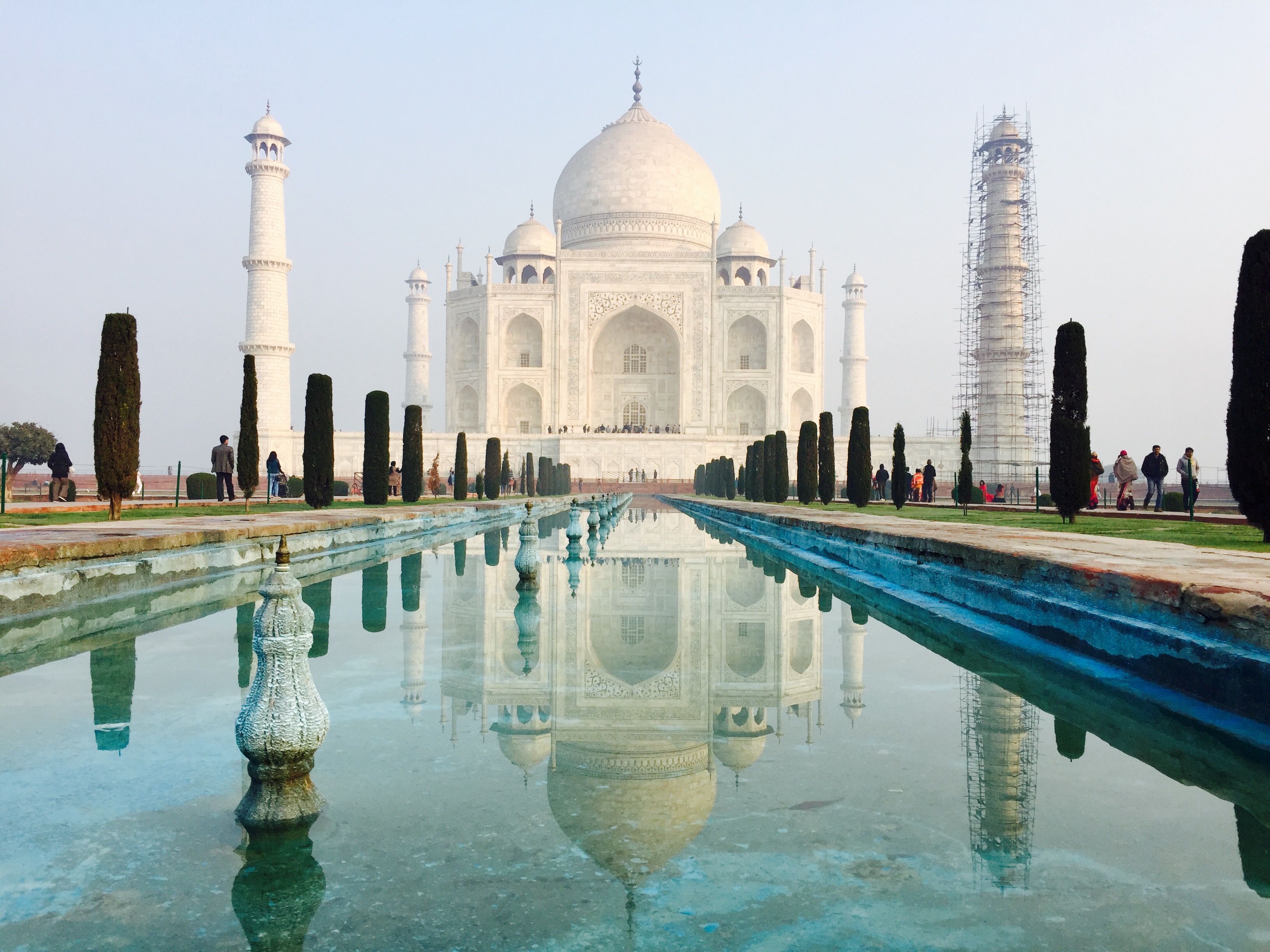 Taj Mahal au lev  du soleil Taj Mahal Agra Uttar 