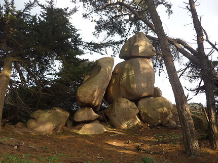 Amoncellement de rochers à Ty Néouis