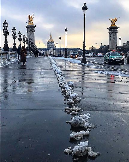 Hiver à Paris, Pont Alexandre III