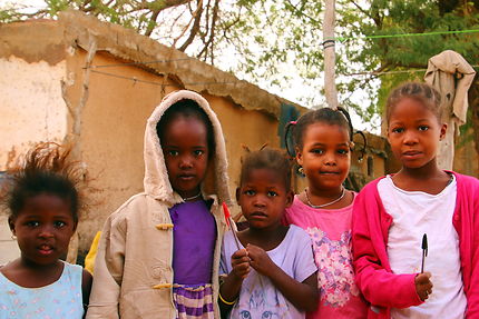 Fillettes mauritaniennes à Tiggent El Jeddid