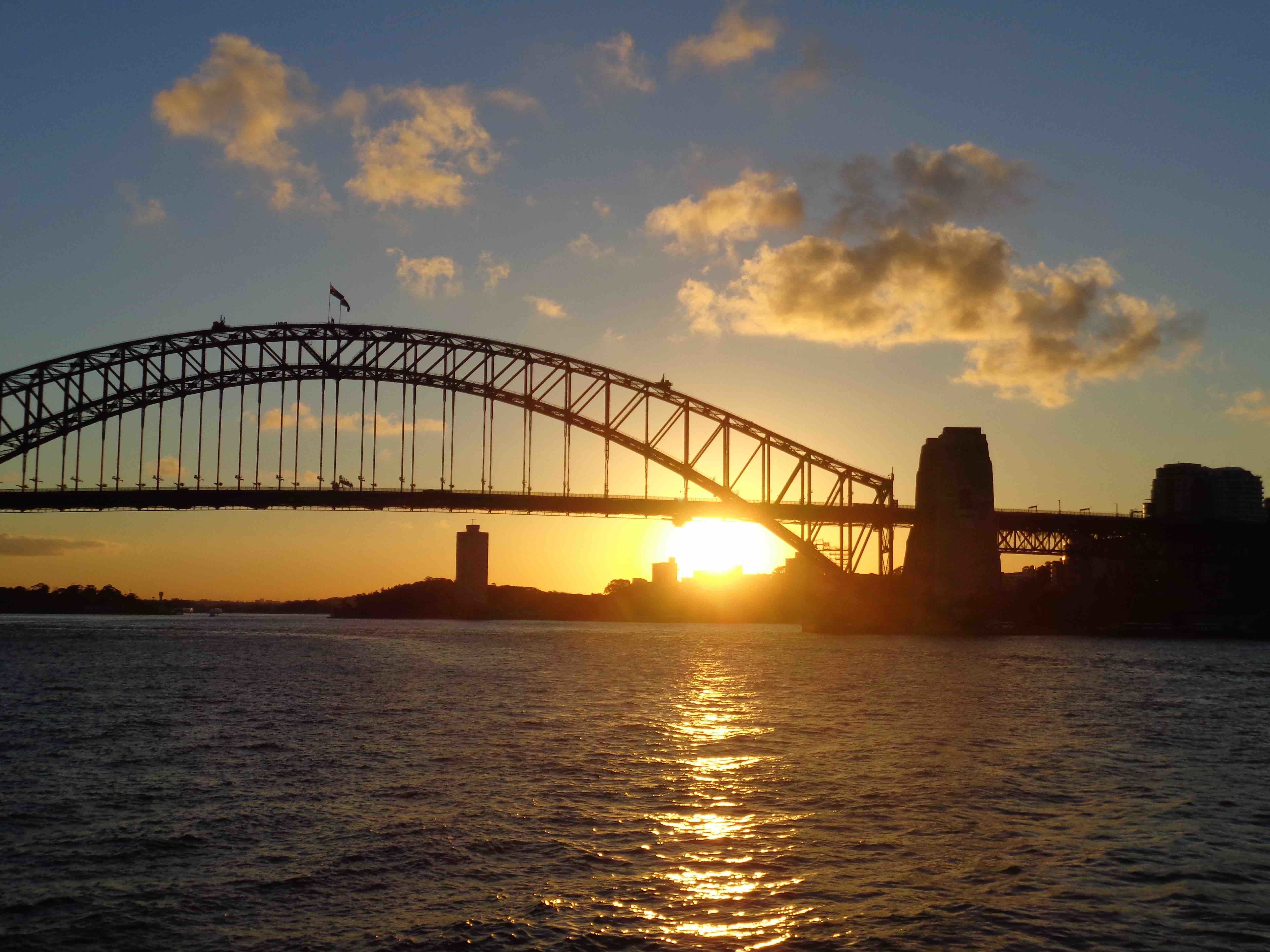 Coucher de soleil sur le Harbour Bridge
