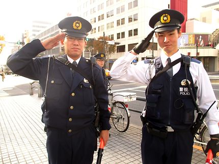La police de Tokyo