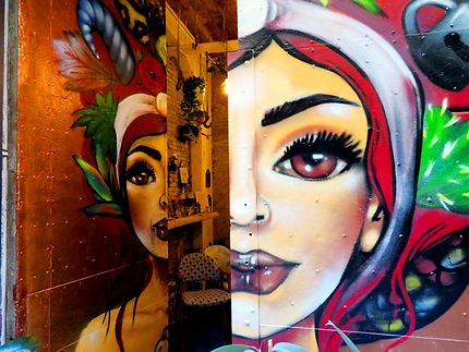 Art street (anonyme) à Barcelone