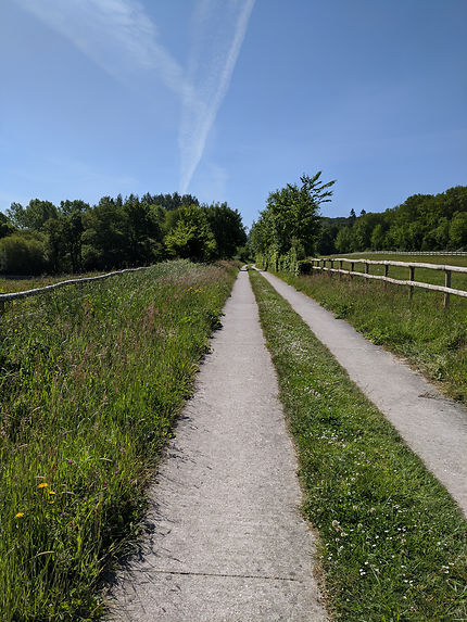 Ligne droite à trotinette en Normandie