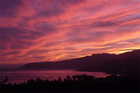 Le soleil se couche Le soleil se couche