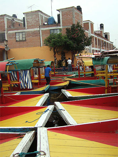 Barques à Xochimilco Barques à Xochimilco