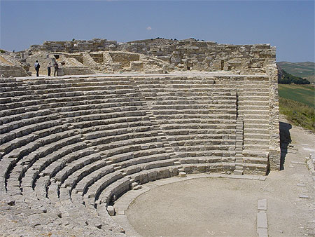Le théâtre de Ségeste Le théâtre de Ségeste