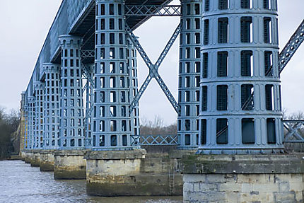 Détail du pont sur la Dordogne