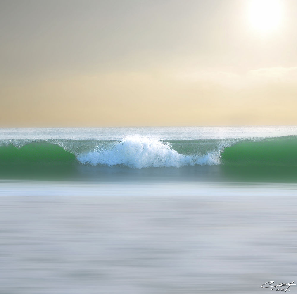 La douceur de la vague