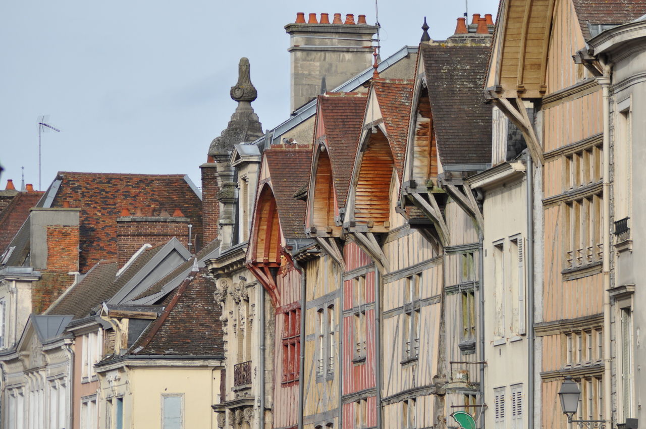 Belles façades de Troyes