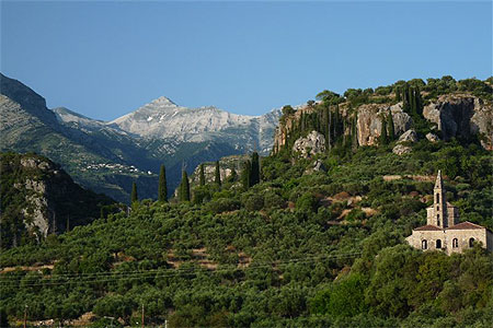 Le taygete depuis Kardamily Le taygete depuis Kardamily