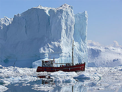Navigation au milieu des icebergs