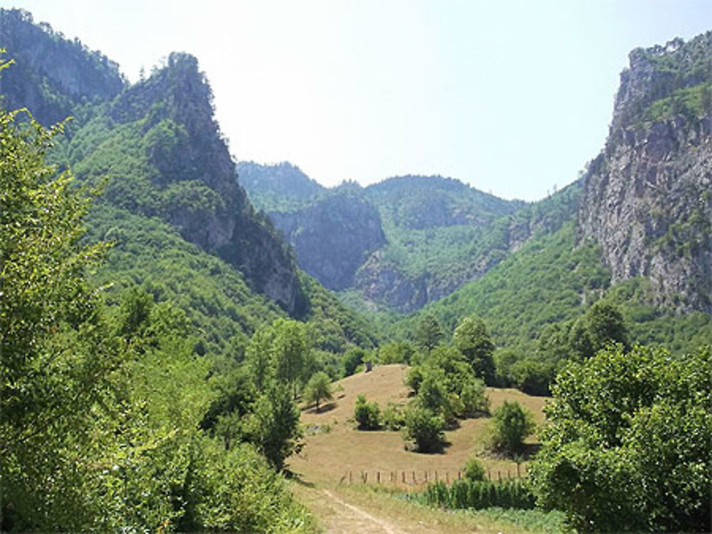 Paysage autour du monastère