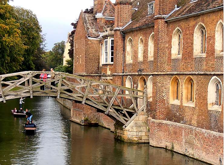 Mathematical bridge à Cambridge, Angleterre