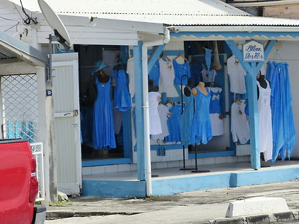 Boutique de souvenirs à Sainte-Anne, Guadeloupe