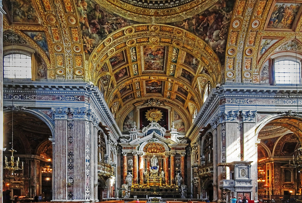 Naples église Gesu Nuovo