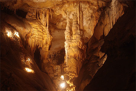 Grottes de Presque - concrétions Grottes de Presque - concrétions