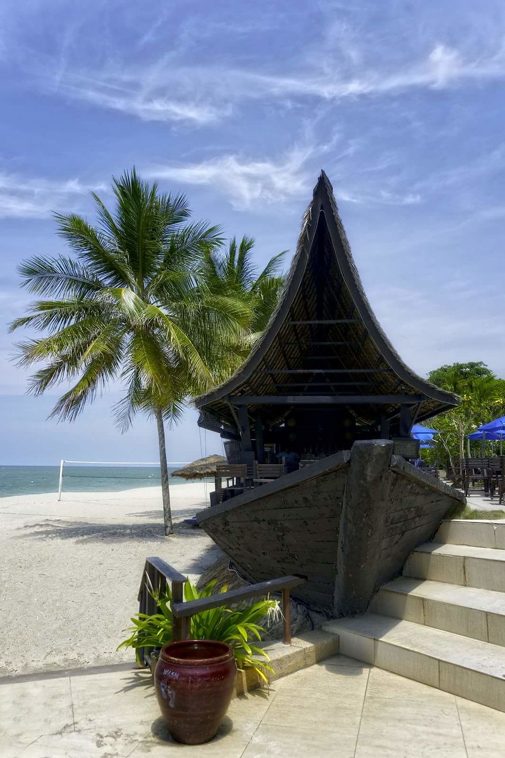 Plage de l'hotel Hyatt à Teluk Shempedak