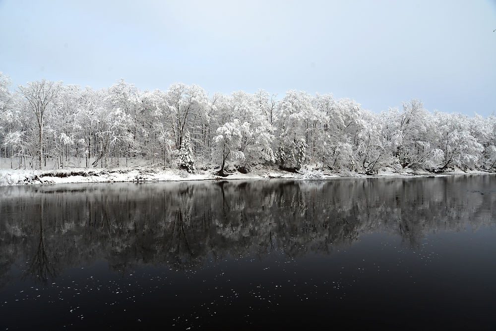 Milles tonalité et luminosités, l'hiver québécois