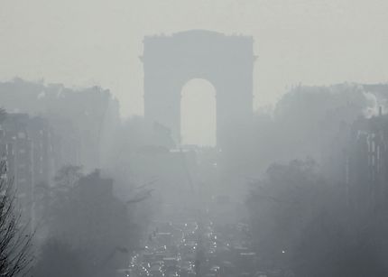 Brouillard matinal et d'hiver sur Paris