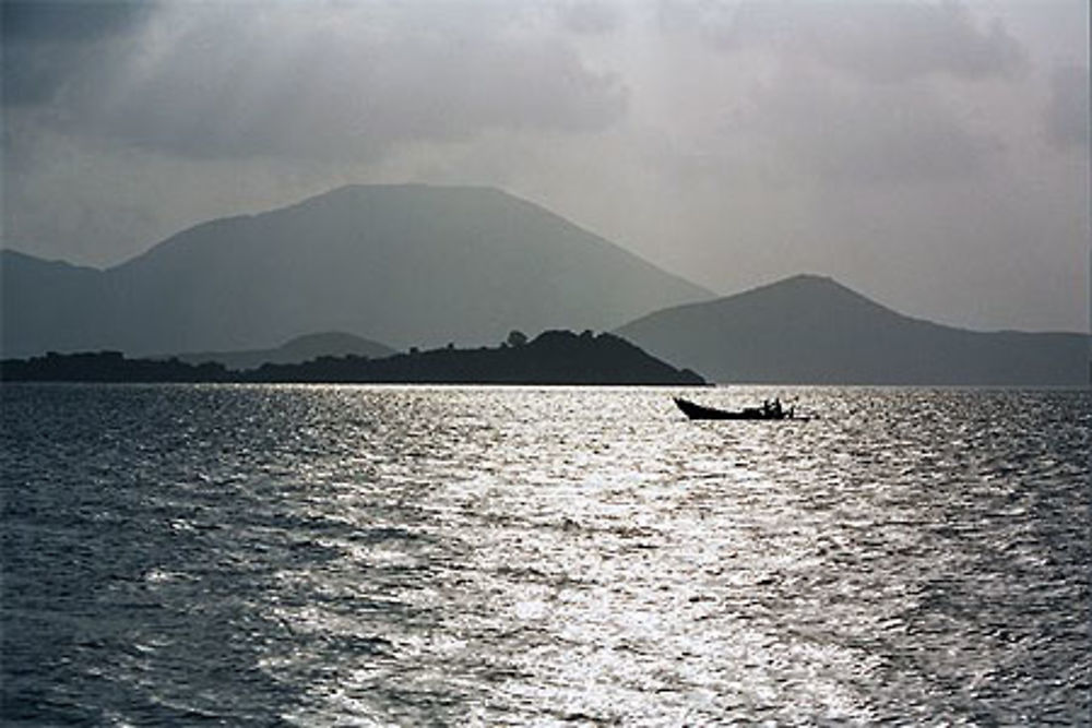 Contre jour à l'île de la Baleine