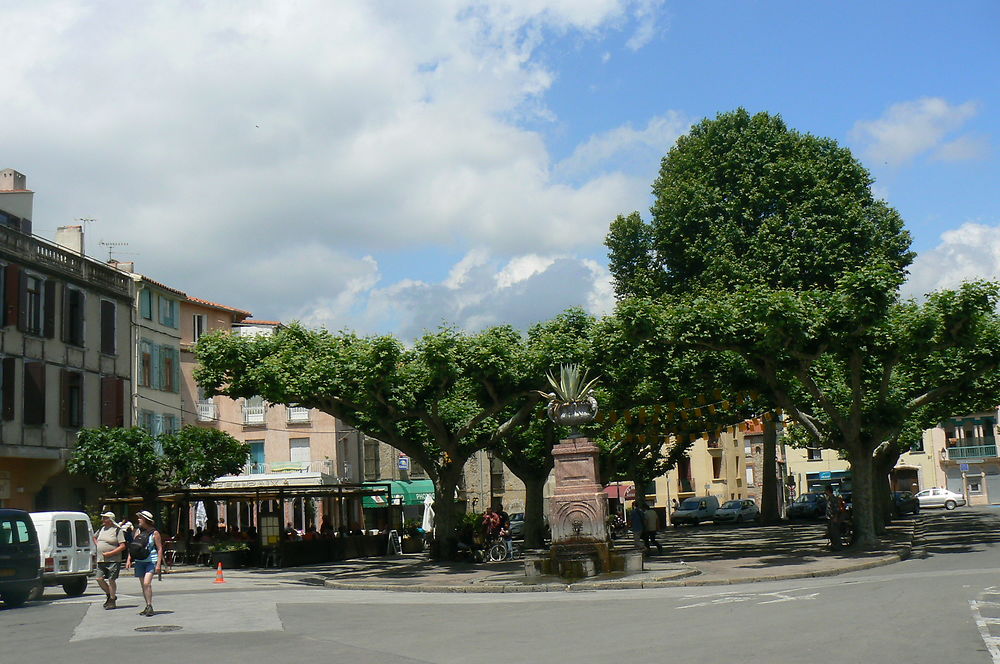 Prades, la place