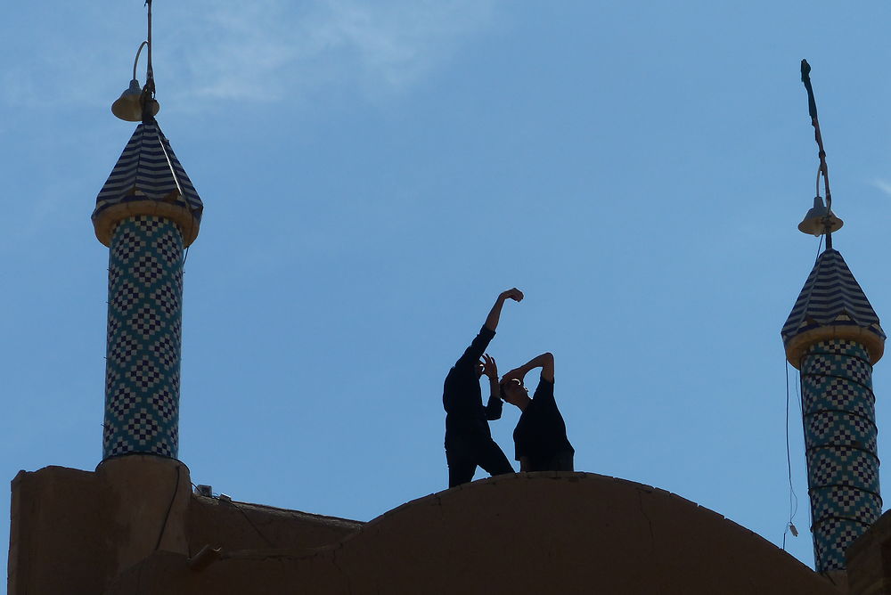 Jeux d'ombres à Yazd, Iran