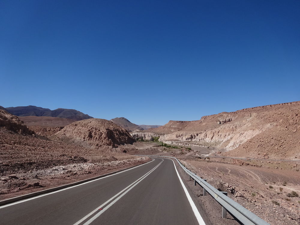 Sur la route de Rio Grande, Calama au Chili