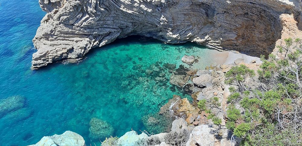 Petite crique à Ibiza (Cap Martinet)