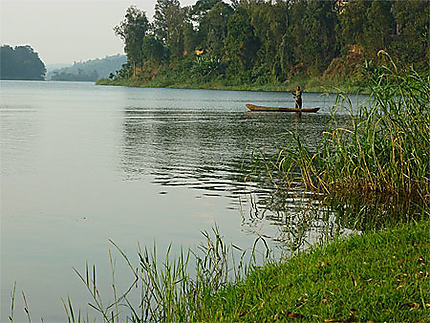 Pêcheur sur le Lac Kivu