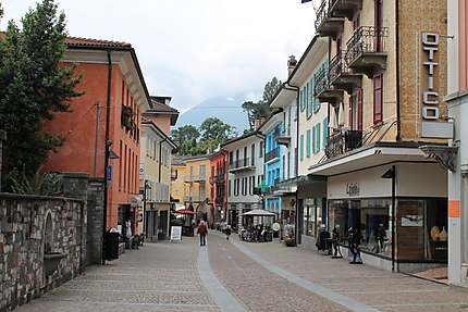 Rue commerçante d'Ascona