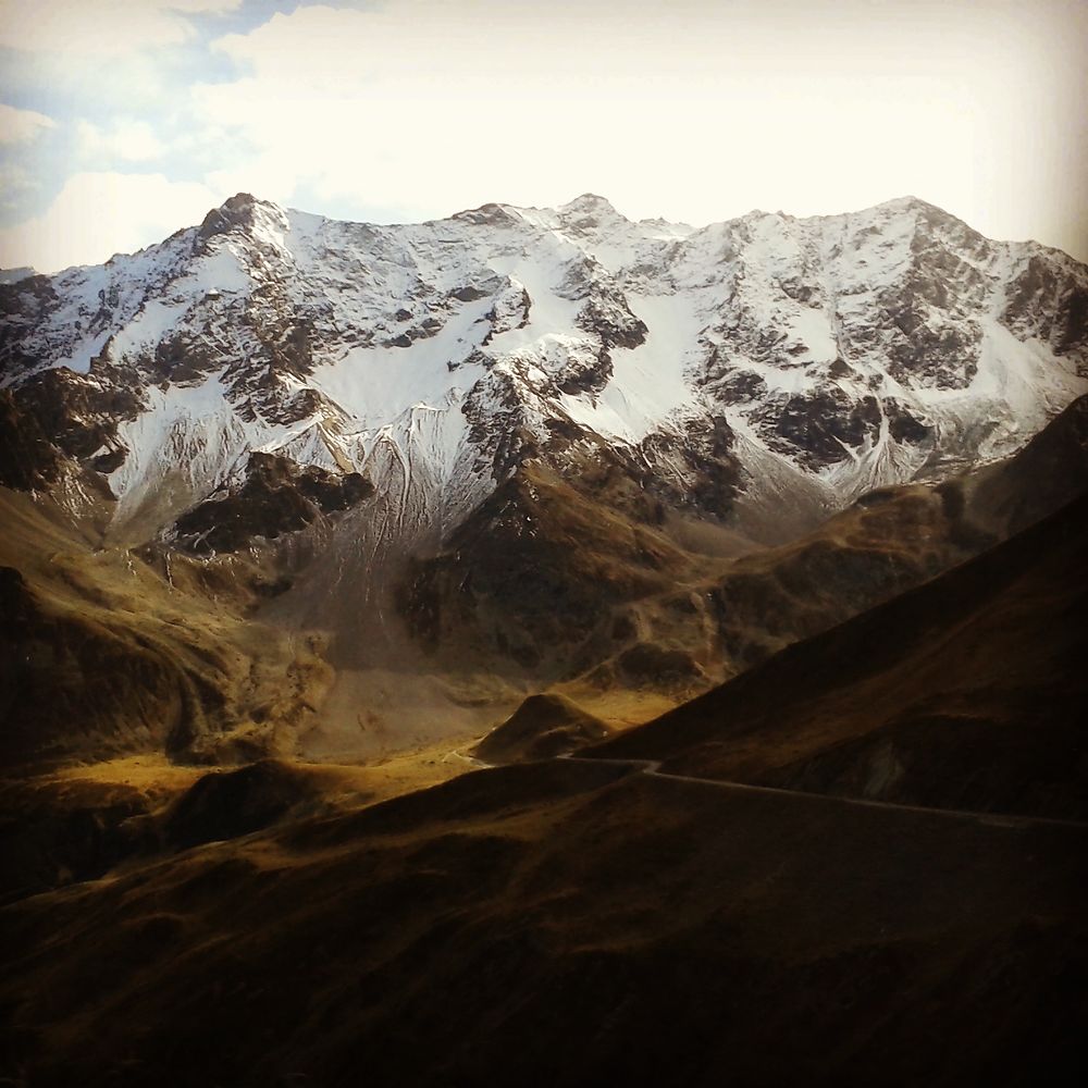 Dans le col du Lautaret