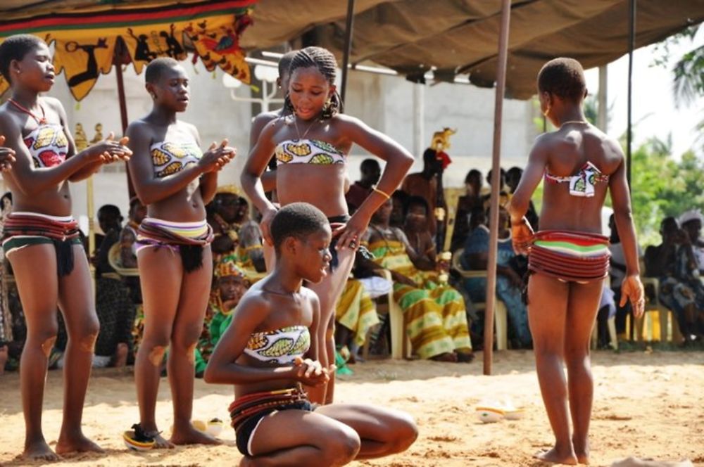 Les jeunes filles vierges Bassar à Aneho