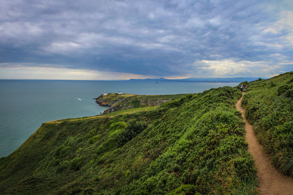 Le long des falaises d'Howth, Irlande