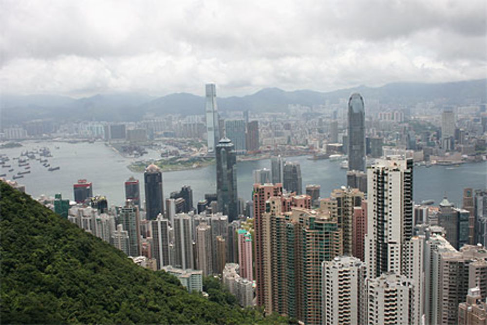 Vue panoramique de Hong-Kong