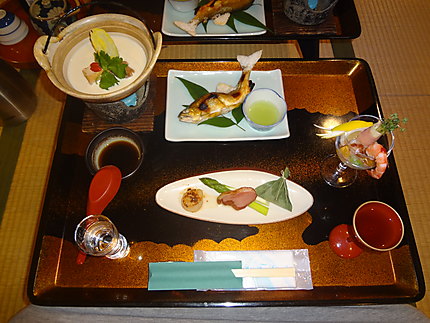 Cuisine kaiseki à Nara