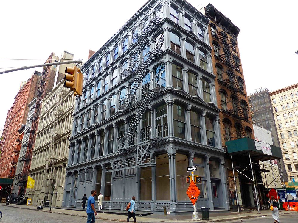 Immeuble en fonte à Soho