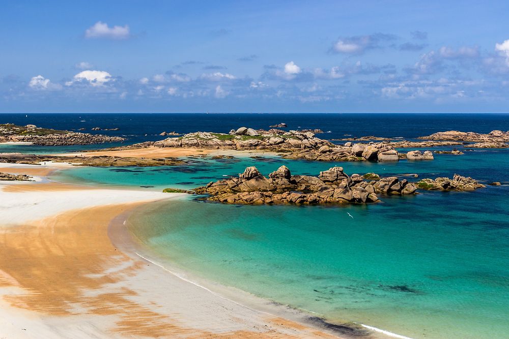 Plage paradisiaque dans les Côtes d’Armor 