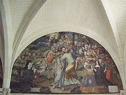 Fresque murale : le Baiser de Judas