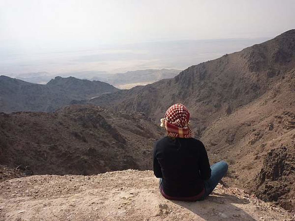 Sur la route de Wadi Araba, Jordanie