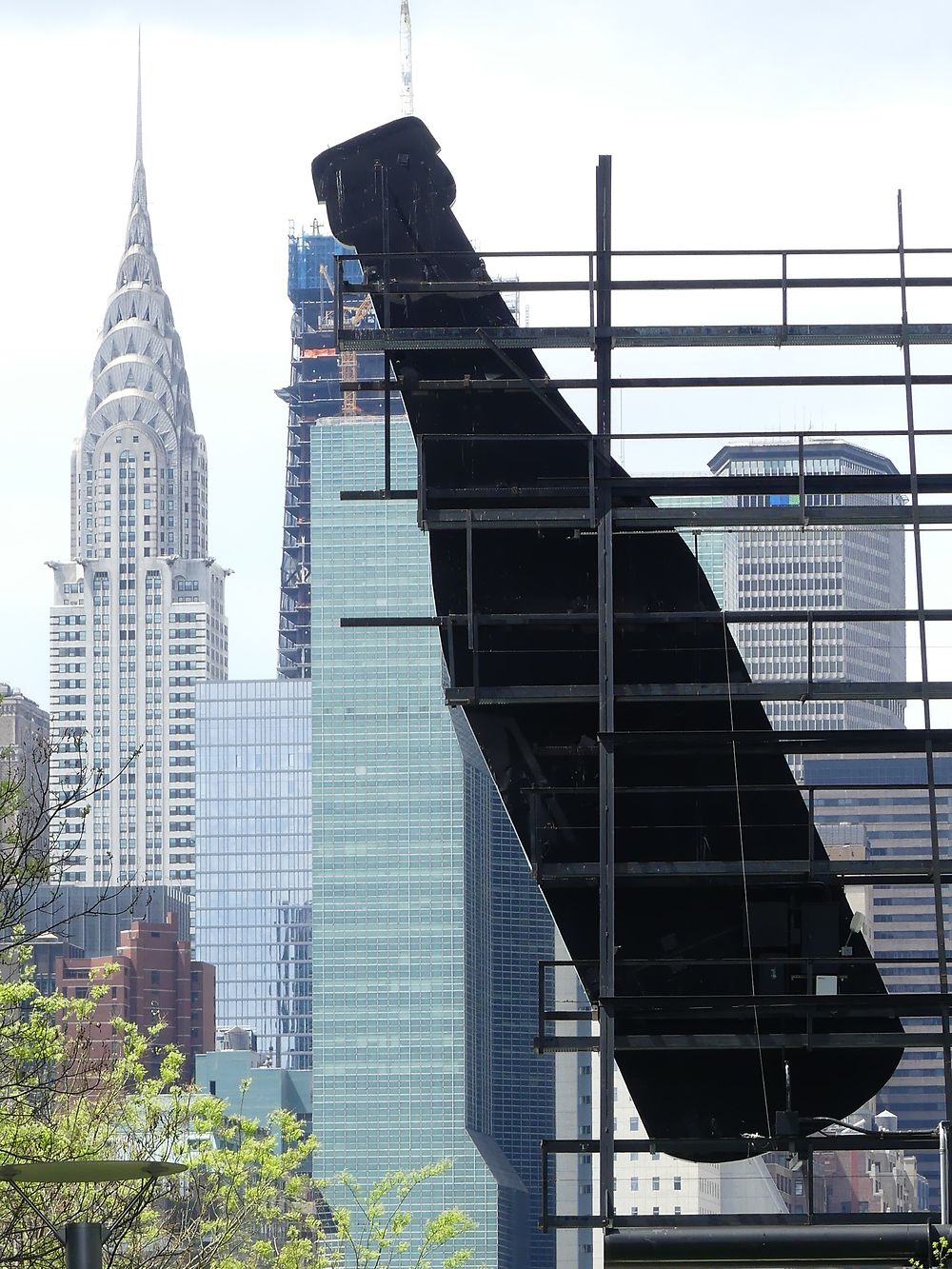 Chrysler building vu depuis Long Island