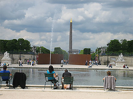 Champs Elysées vue du Jardin des Tuilleries