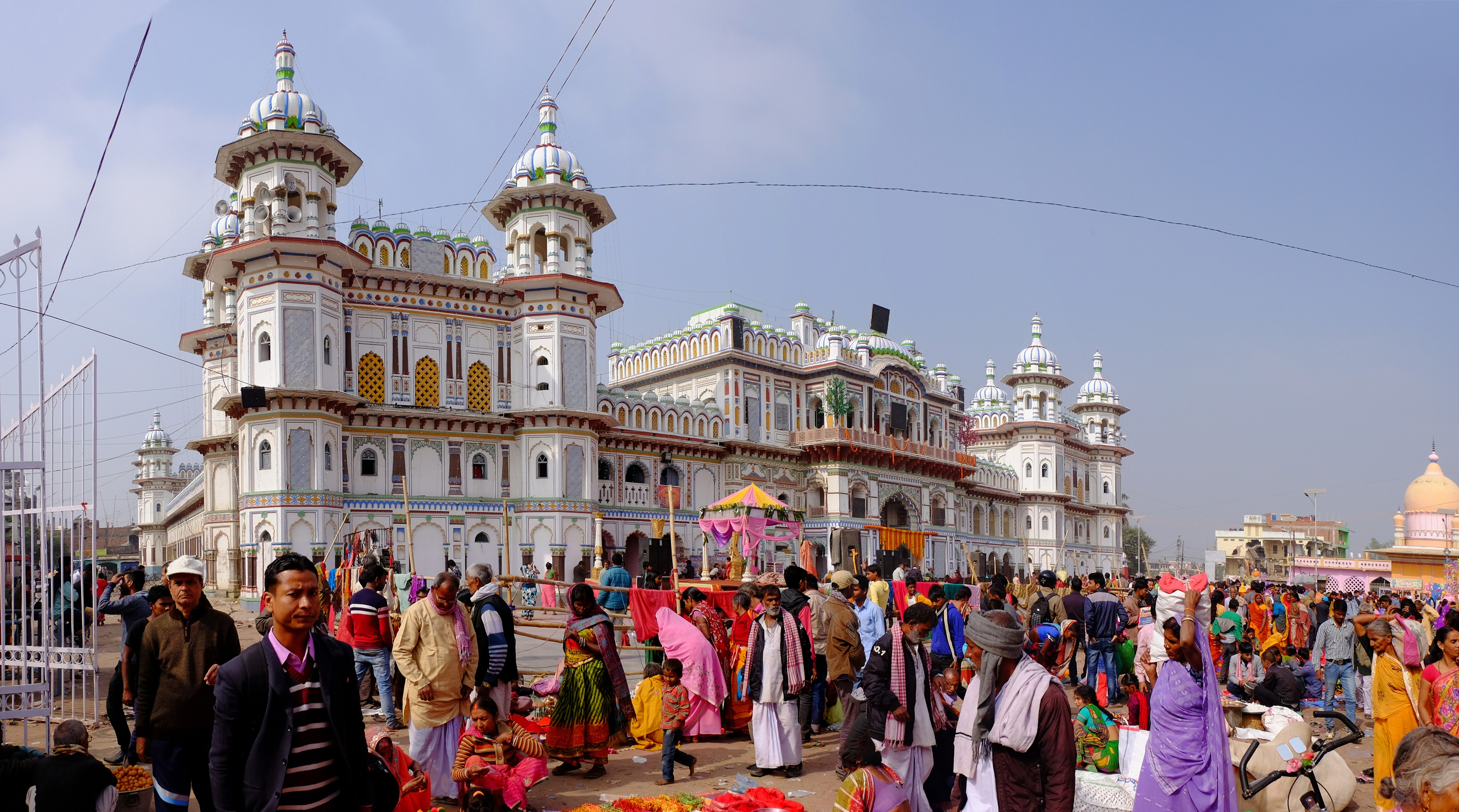 Temple délirant de Janakpur Temple délirant de Janakpur