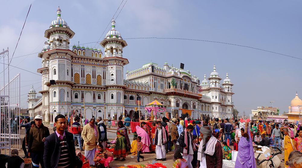 Temple délirant de Janakpur