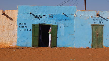 Boutique à Chinguetti en Mauritanie