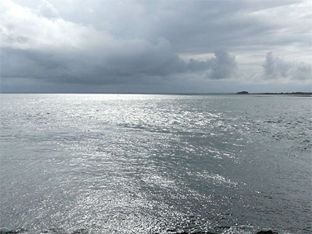 Soir sur le mer en Bretagne