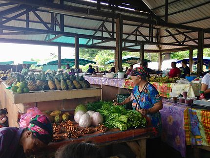 Le marché de Cacao, Guyane