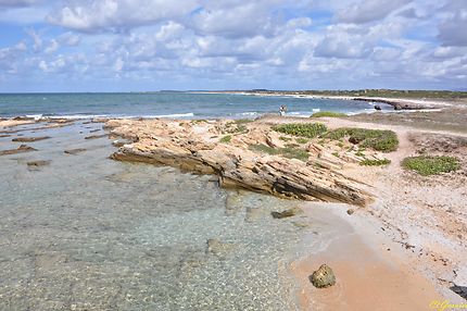 Spiaggia Is Arutas - Plage aux grains de riz