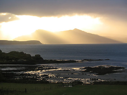 Lever de soleil sur l'île de Skye (Ecosse)